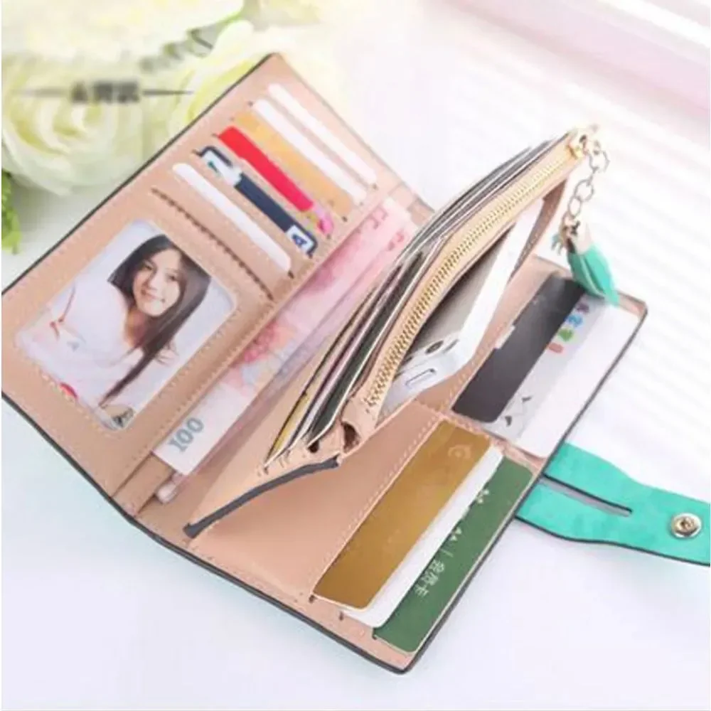 Large Capacity Clutch For Women Ladies Credit Card Holder Cash Phone Handbag US